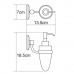  Дозатор для жидкого мыла Wasserkraft K-6299 
