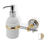 Дозатор Stil Haus Giunone G30(04) белый/золото