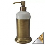 Дозатор жидкого мыла Migliore Mirella хром золото ML.MRL-4412.CRDO керамика