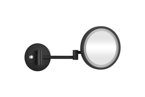 Косметическое зеркало Bemeta Dark 112101140 черное матовое