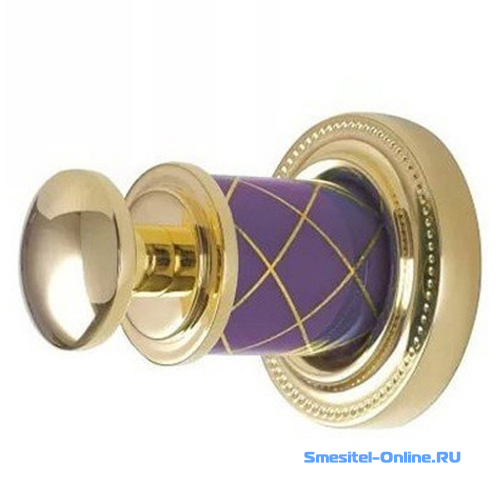 Фото Крючок Boheme Murano 10906-V-G фиолетовый, золото