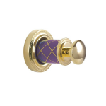 Крючок Boheme Murano 10906 -V-G золото-фиалка декор