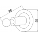 Крючок Boheme Murano 10906-W-CR хром 