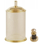 Мусорное ведро Boheme Murano 10914-CH-G шоколад, золото