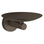 Мыльница Boheme Uno 10973-GM  оружейная сталь 