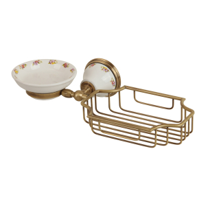  Мыльница с корзинкой Migliore Provance ML.PRO-60.526.BR бронза новый арт. 17629