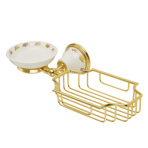  Мыльница с корзинкой Migliore Provance ML.PRO-60.526.DO золото новый арт. 17699