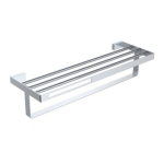 Полка для полотенец Boheme Q Chrome 10947-CR 