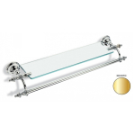 Полка + полотенцедержатель Stil Haus Elite EL33(16) золото