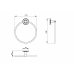 Полотенцедержатель кольцо Timo Nelson 150050/00 chrome хром 