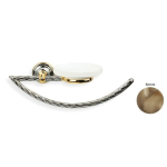  Полотенцедержатель + мыльница Stil Haus Giunone G79(25) бронза