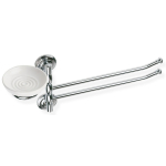  Полотенцедержатель + мыльница Stil Haus Idra I18(08-BI)