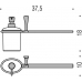 Полотенцедержатель с дозатором Colombo Land B2874.DX 