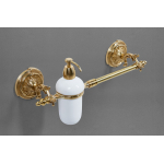 Полотенцедержатель с дозатором для жидкого мыла ART&MAX AM-2057D-Do-Ant Античное золото