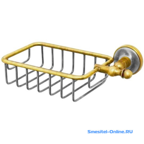 Фото Решетка-корзинка Migliore Mirella хром золото ML.MRL-M088.CRDO новый арт. 17295