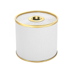 Салфетница Geralis S-KWG CROCO белая, кант золото