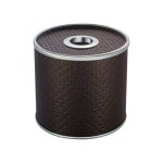 Салфетница Geralis S-PCH PUNTO шоколад, кант хром