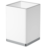  Стакан Boheme белый-хром 10961-W-CR 