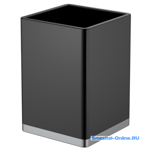 Фото  Стакан Boheme черный-хром 10961-B-CR 