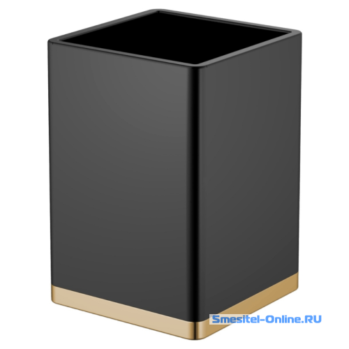 Фото  Стакан Boheme черный-золото 10961-B-G 