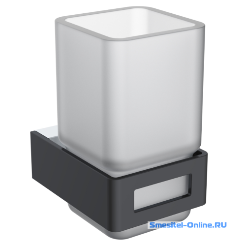 Фото  Стакан Boheme Q Сhrome & Black 10944-CR-B 