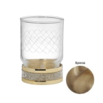 Стакан Boheme Royal Cristal 10931-BR бронза