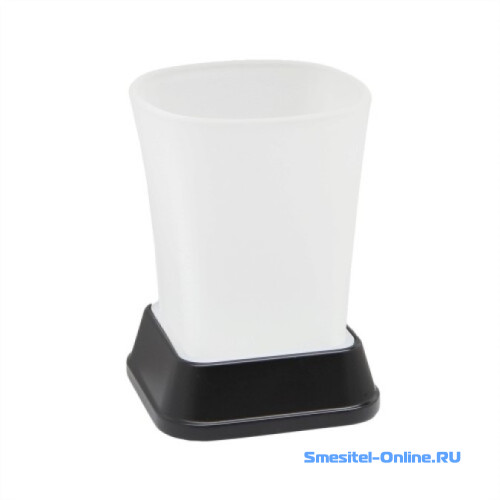 Фото  Стакан черный Wasserkraft Amper K-5428BLACK 