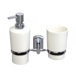 Стакан+дозатор для жидкого мыла Wasserkraft K-28189 