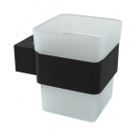 Стакан Lemark Smooth Line 9732014 чёрный матовый