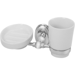 Стакан с мыльницей Veragio Bonjour VR.BNR-7843.CR
