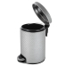 Ведро 5л Geralis Punto V-PHH-B серебро кант хром