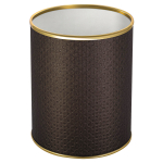 Ведро 7,5л Geralis Punto M-PCG-S шоколад кант золото