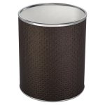 Ведро 7,5л Geralis Punto M-PCH-S шоколад кант хром