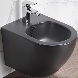 Биде подвесное Ceramalux B2342BDMDH темно-серое матовое