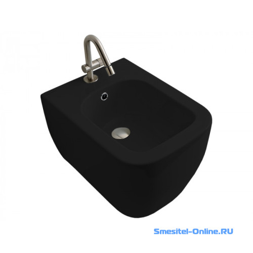 Фото Биде подвесное Scarabeo Teorema 2.0 5127/49 черный матовый