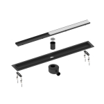 Душевой лоток 60 Timo Drain System DS230206/03 черный, (решетка под плитку)