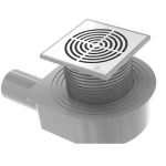 Душевой трап 10х10 Boheme Smart Design 10 984-10-CR хром