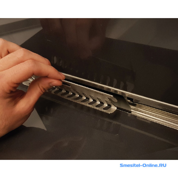 Трап пристенный Berges Wasserhaus Wall 100 091157 хром боковой выпуск ...