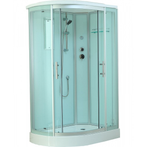 Душевая кабина 120х85 Timo Standart Т-6602 Silver R Fabric хром, без гидромассажа