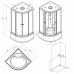 Душевая кабина 90х90 AM.PM X-Joy W94C-401A-090BT черный матовый, без гидромассажа 