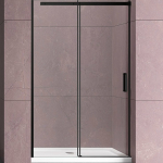 Душевая дверь 150 Vincea Dice VDS-4D150CLB черный 