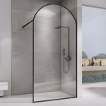 Душевая перегородка 120 Abber Immer Offen AG64120BN черный