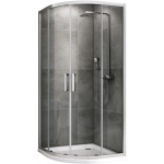 Душевой уголок 100х100 Abber Schwarzer Diamant AG01100 хром
