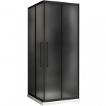 Душевой уголок 100х100 Abber Schwarzer Diamant AG02100BMH черный