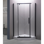 Душевой уголок 100х100 Esbano ESUGR7170B черный матовый