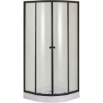 Душевой уголок 100х100 Orange E01-100TB черный