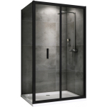 Душевой уголок 100х70 Abber Sonnenstrand AG07100B-S70B черный