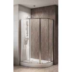 Душевой уголок 100х80 BelBagno Due DUE-RH-2-100/80-C-Cr хром