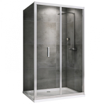 Душевой уголок 110х100 Abber Sonnenstrand AG07110-S100 хром