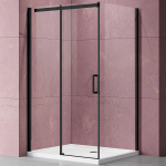 Душевой уголок 110х80 Vincea Dice VSR-4D8011CLB черный